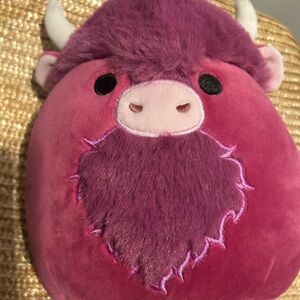 Squishmallows Dave Plush in Hot Pink and Magenta